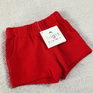Hannah Andersson | Bright Baby Basics Red Shorts